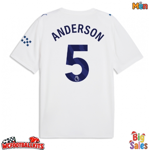 Manchester City Elliot Anderson #5 Replica Third Stadium Shirt 2026-27 Short Sleeve